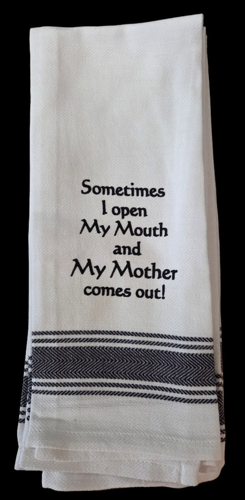 Towel - Bistro Towels with Funny Quotes
