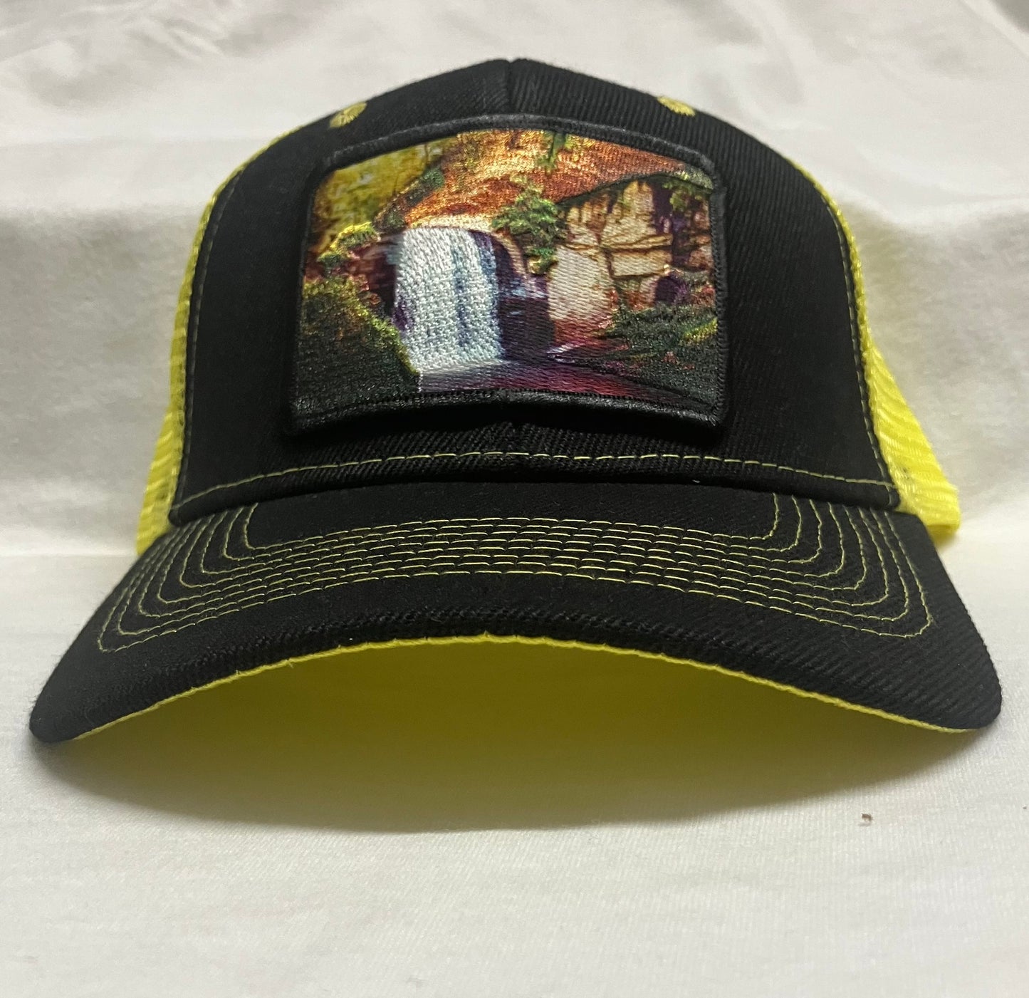 Trucker Hats - Looking Glass Falls Patch - Structured with Mesh Snap Back