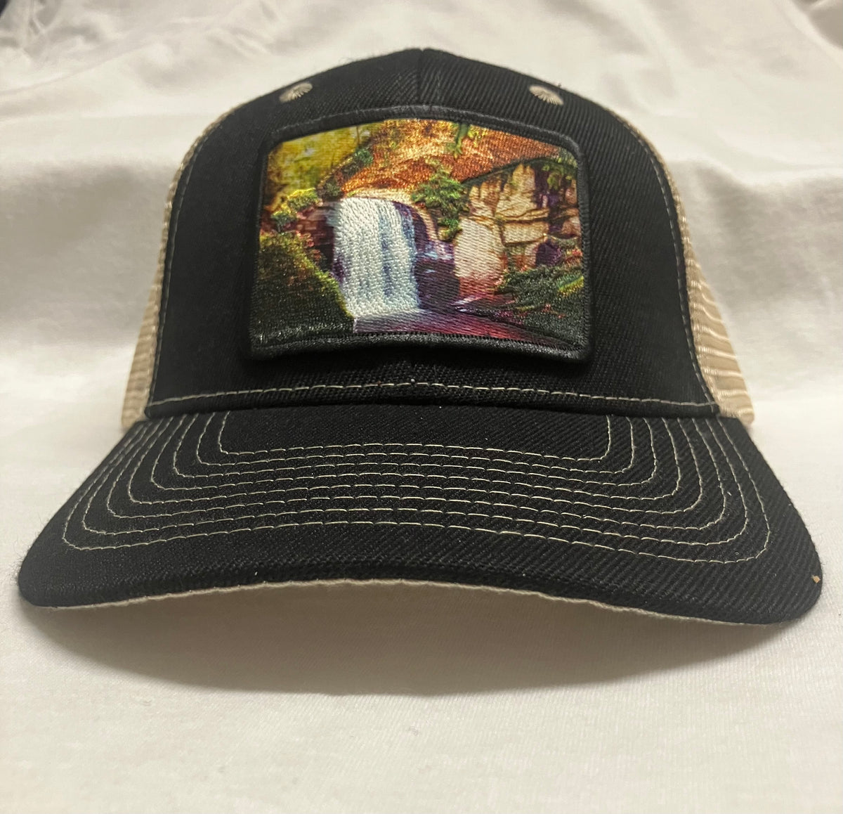Trucker Hats - Looking Glass Falls Patch - Structured with Mesh Snap Back