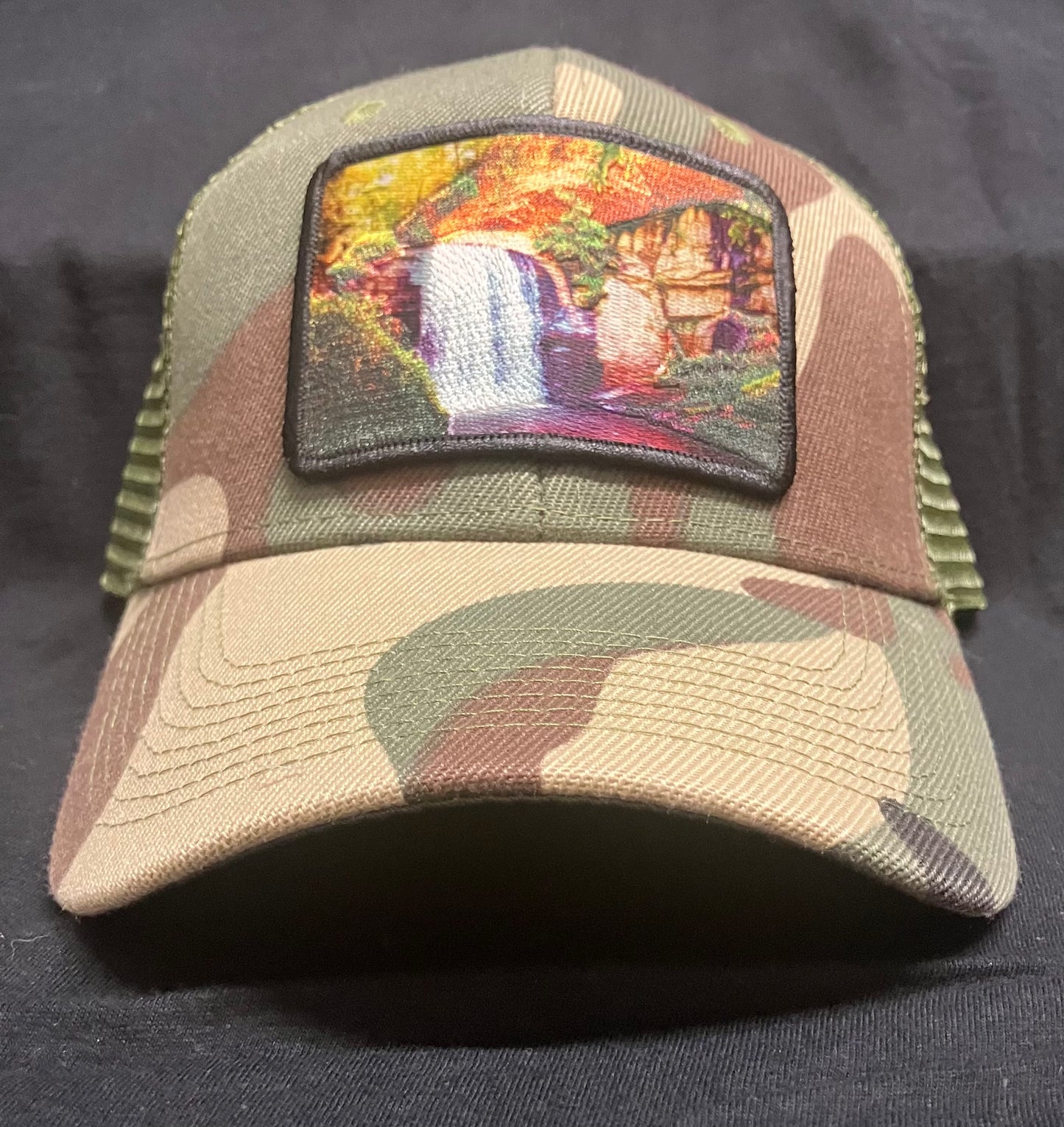 Trucker Hats - Looking Glass Falls Patch - Structured with Mesh Snap Back