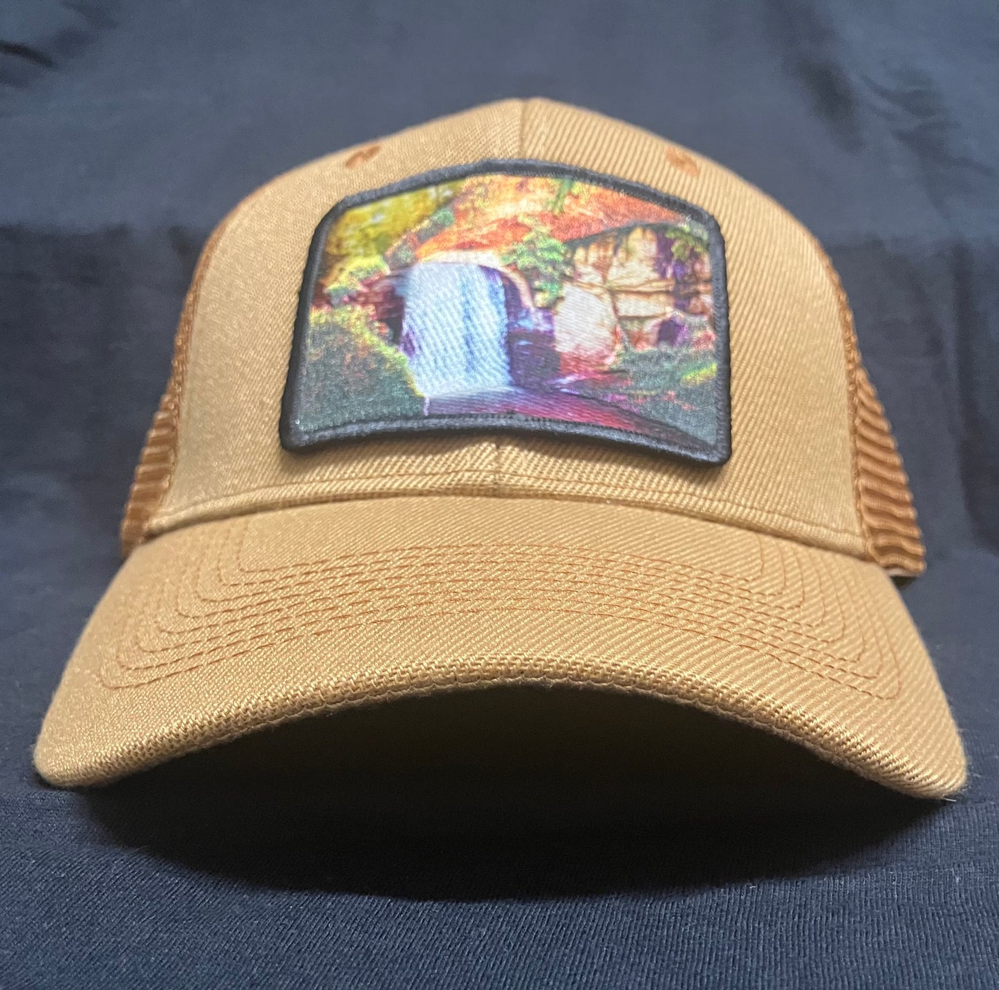 Trucker Hats - Looking Glass Falls Patch - Structured with Mesh Snap Back