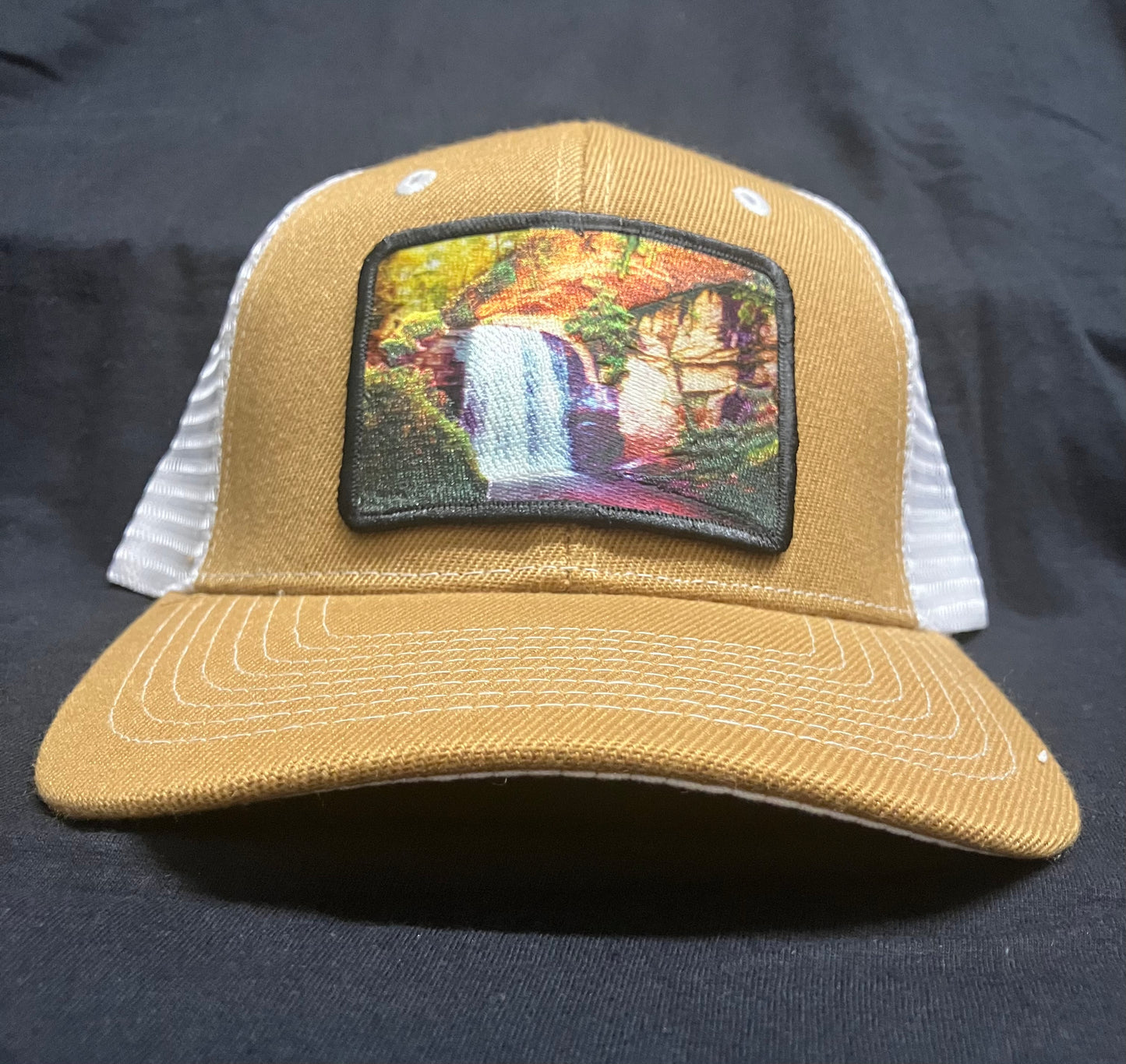 Trucker Hats - Looking Glass Falls Patch - Structured with Mesh Snap Back