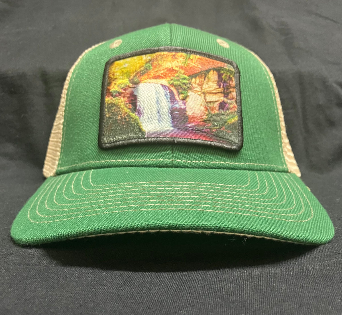 Trucker Hats - Looking Glass Falls Patch - Structured with Mesh Snap Back