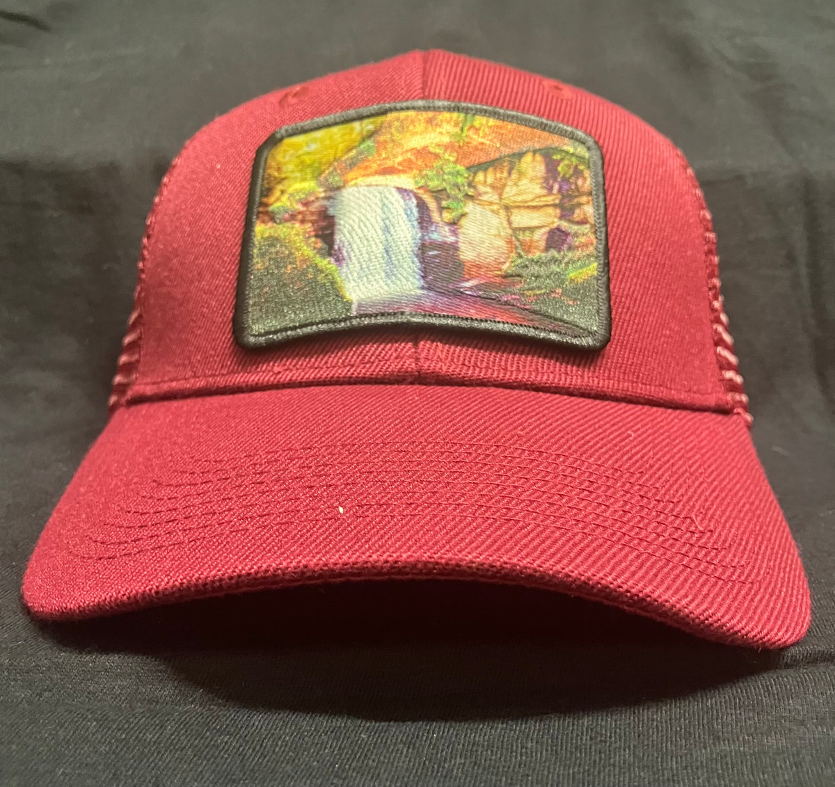 Trucker Hats - Looking Glass Falls Patch - Structured with Mesh Snap Back