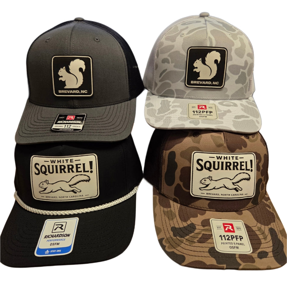 Trucker Hats - Richardson - White Squirrel Patch - Brevard NC