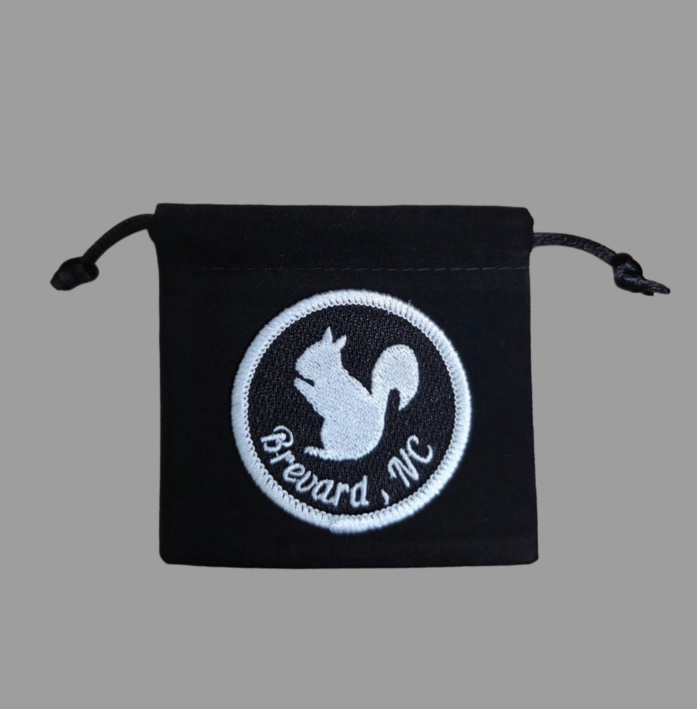Gift Bags with White Squirrel Patches Assorted Styles