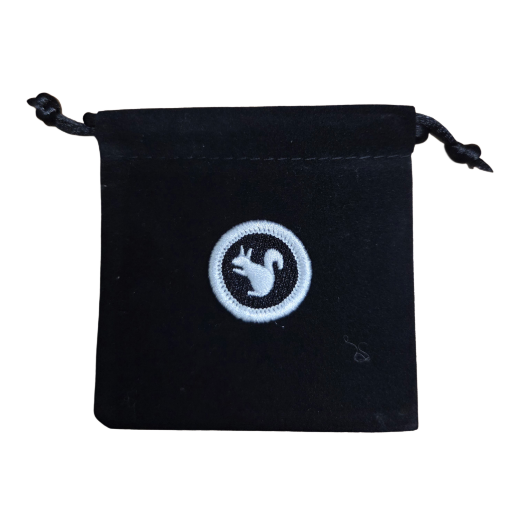 Gift Bags with White Squirrel Patches Assorted Styles