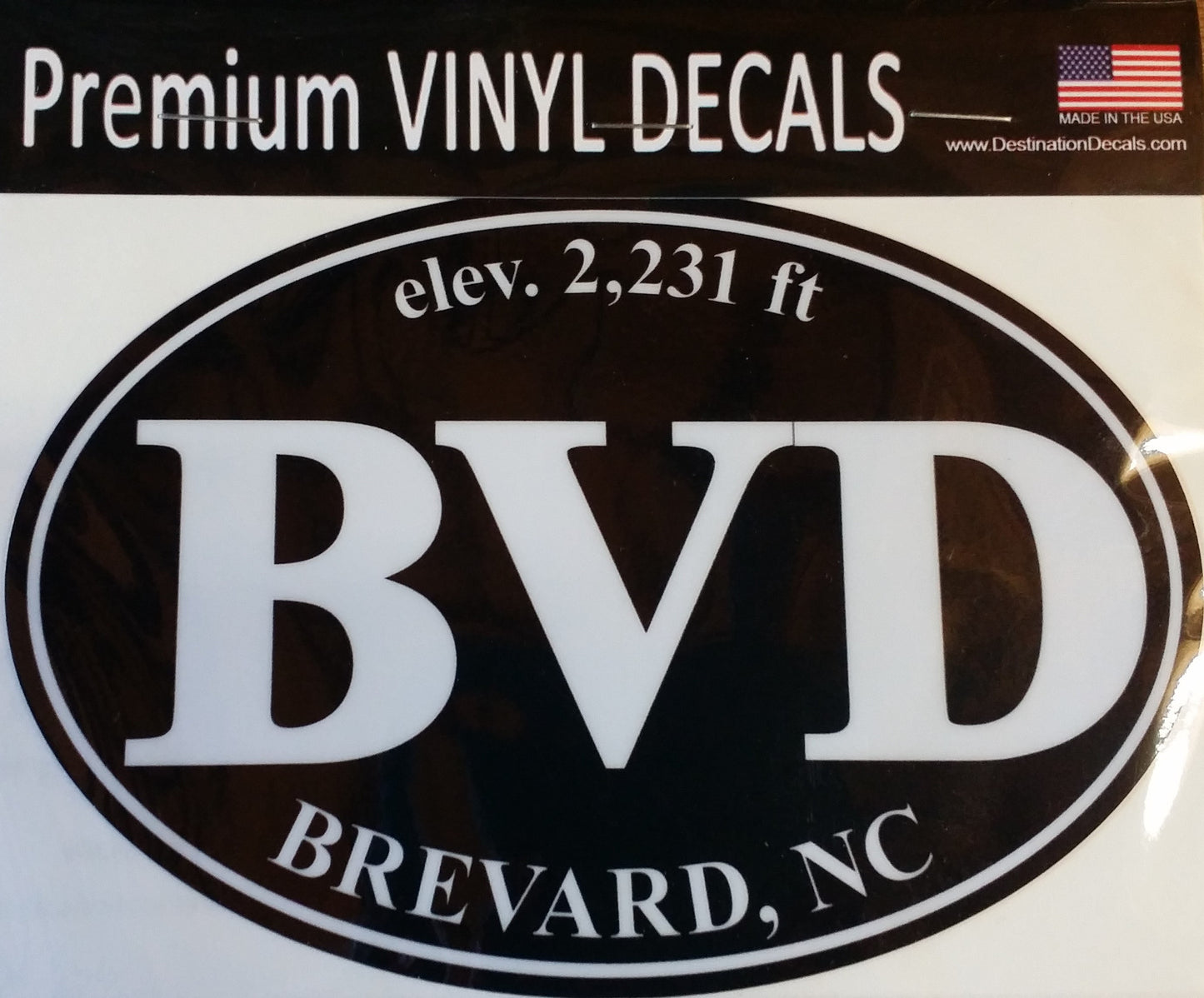 Decal/Sticker - Premium Vinyl - Multiple Designs - Large Oval