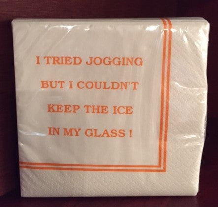 Napkins - Cocktail size for Happy Hour - Funny for Everyone