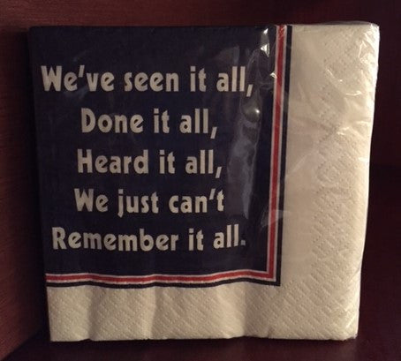 Napkins - Cocktail size for Happy Hour - Funny for Everyone
