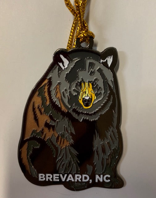 Ornaments - Black Bear Metal Ornament