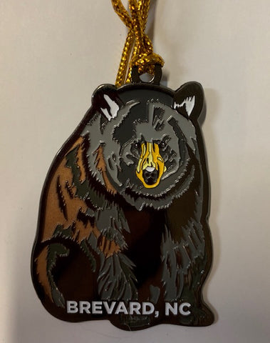 Ornament - Metal - Black Bear