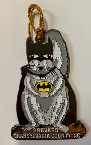 Ornament - Metal - White Squirrel Batman