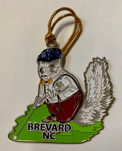 Ornament - Metal - White Squirrel - Two-Sided - Multiple Hobbies & Interests