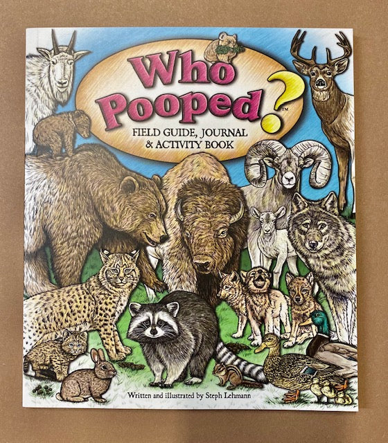Book - "Who Pooped in the Park" Field Guide, Journal & Activity Book