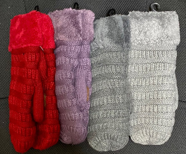 Clothing Accessory - Knitted Mittens to Match CC Beanies and Infinity Scarves