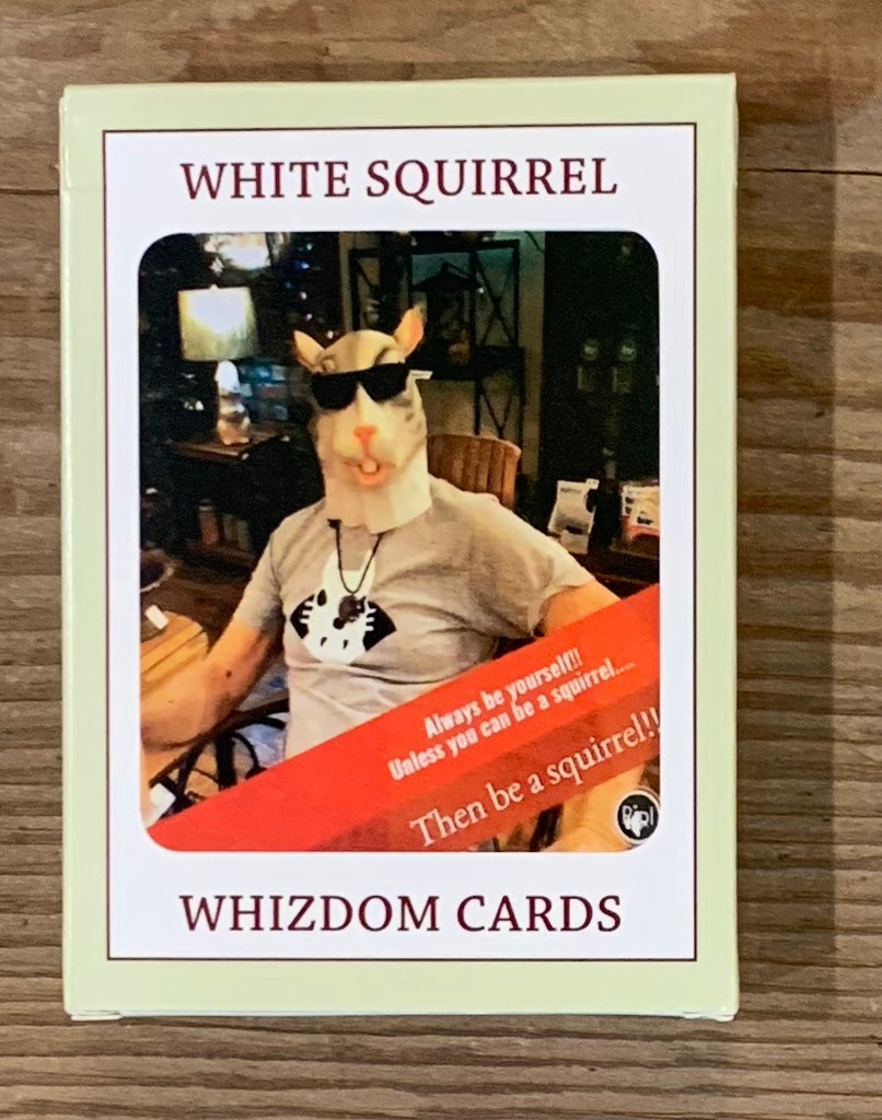 White Squirrel Whizdom Cards