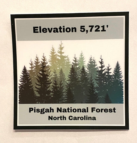 Decal - Decal/Bumper Sticker - "Pisgah National Forest, North Carolina"