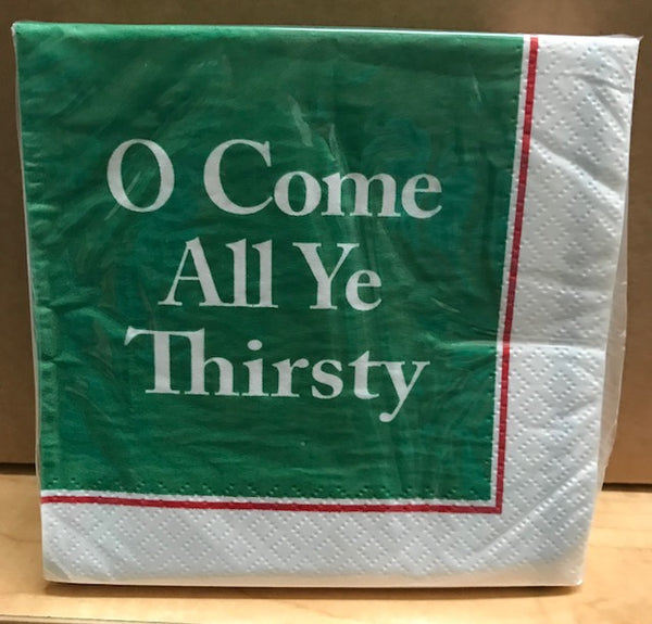 Napkins - Cocktail size for Happy Hour - Funny for Everyone #
