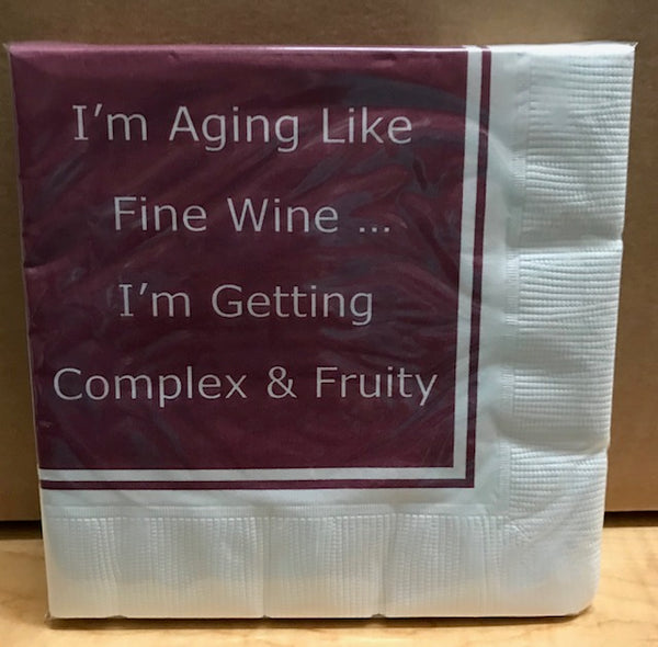 Napkins - Cocktail size for Happy Hour - Funny for Everyone #