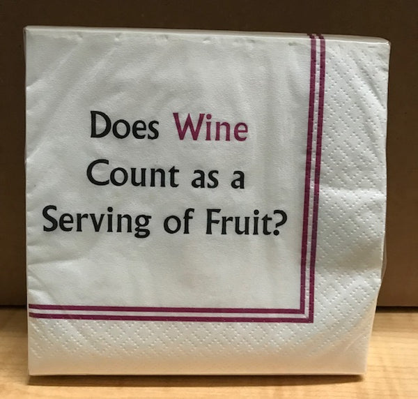 Napkins - Cocktail size for Happy Hour - Funny for Everyone #