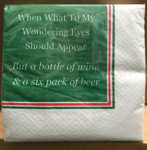 Napkins - Cocktail size for Happy Hour - Funny for Everyone #