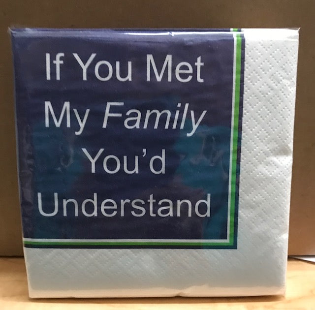 Napkins - Cocktail size for Happy Hour - Funny for Everyone