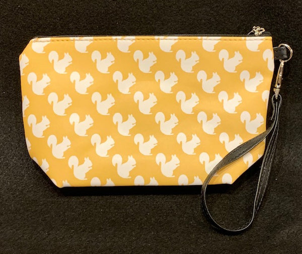 Cosmetic Bag - Custom-Made with our White Squirrel Design - Small Size