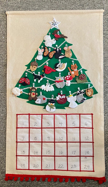 Advent Calendar - Handmade by Local Artist, Jeanne McCune
