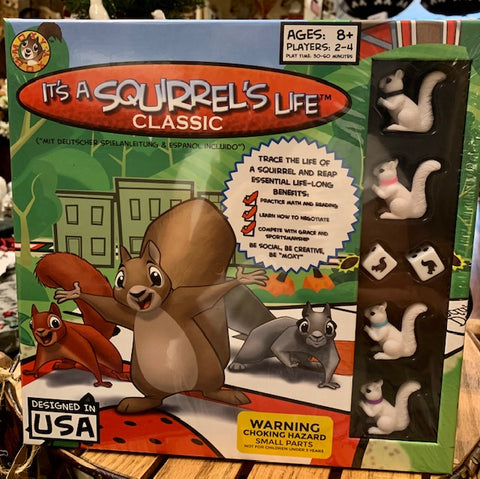 Board Game - "It's a Squirrel's Life" Board Game for Ages 8 and Up - 2-4 Players
