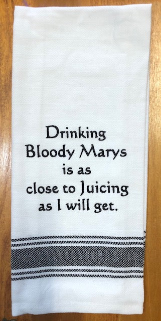 Towel - Bistro Towels with Funny Quotes