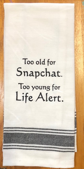 Towel - Bistro Towels with Funny Quotes
