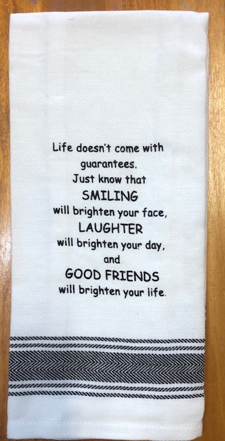 Towel - Bistro Towels with Funny Quotes
