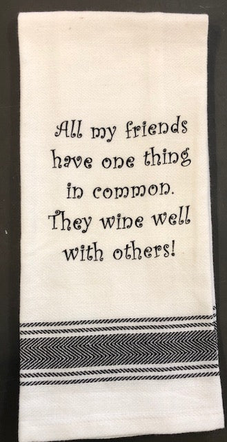 Towel - Bistro Towels with Funny Quotes