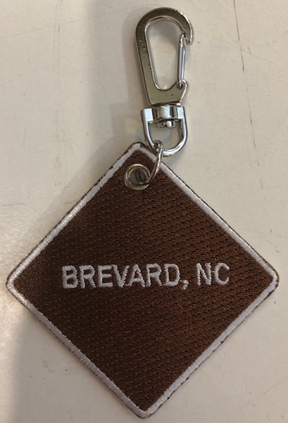 Key Chain/Clip - "I Love Camping" on one side....."Brevard, NC" on other side