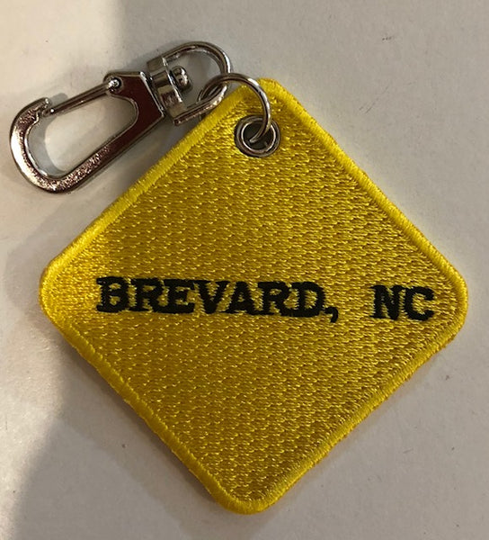 Key Chain/Clip - "Squirrel Crossing" on one side......"Brevard, NC" on the other side