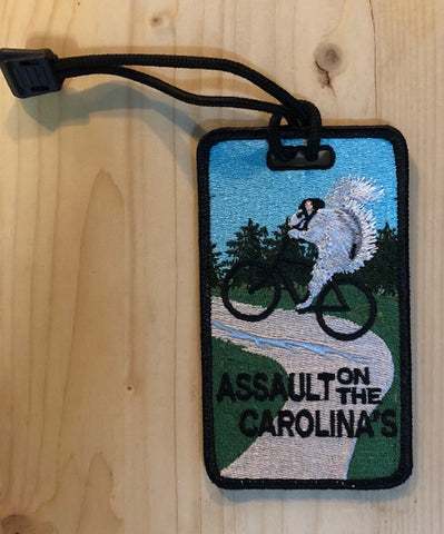 Luggage Tag - Assault on the Carolinas Luggage Tag with our Little White Squirrel