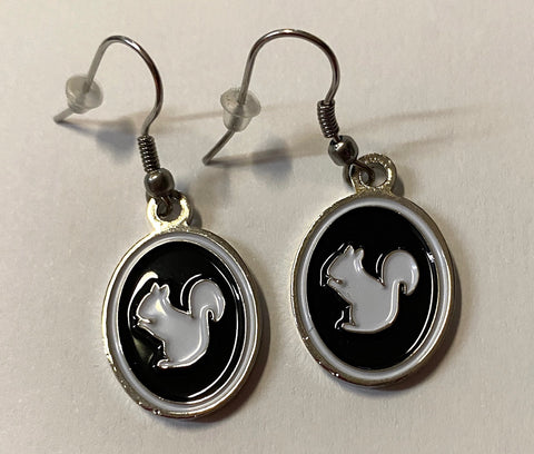 Jewelry - White Squirrel Earrings Large