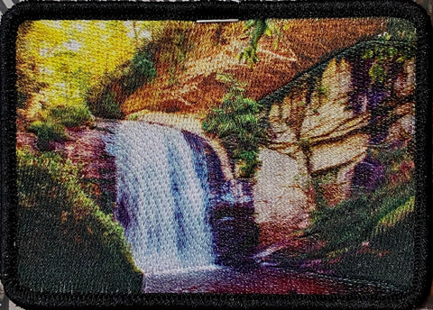 Patch - Photo-Over - Looking Glass Falls - Peel & Stick Patch