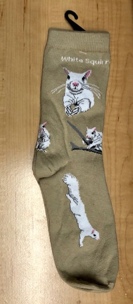 Socks - White Squirrel - Ladies & Men