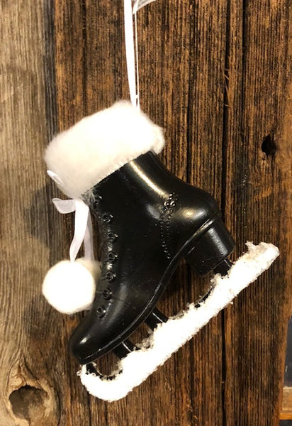 Ornament - Ice Skates made from Polyresin - 3 Colors