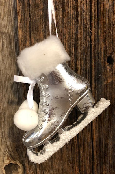 Ornament - Ice Skates made from Polyresin - 3 Colors