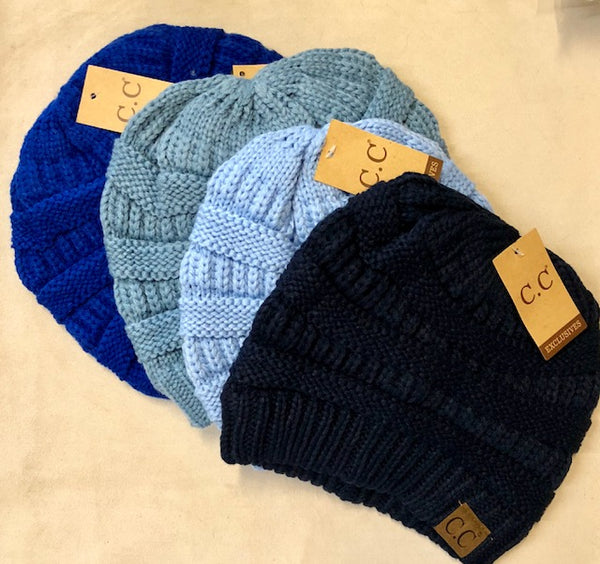 Clothing Accessories - Ever-Popular Basic Cable Knit Beanie by "CC"