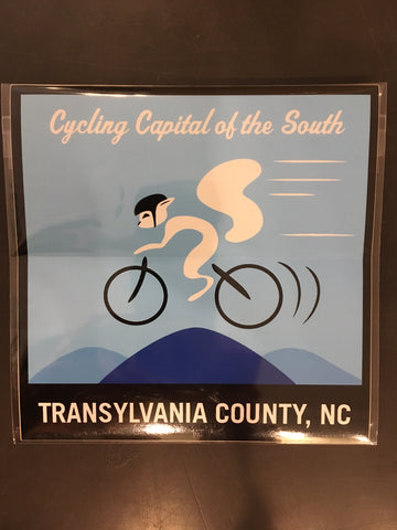 Decal/Sticker - Cycling Capital of the South - Square