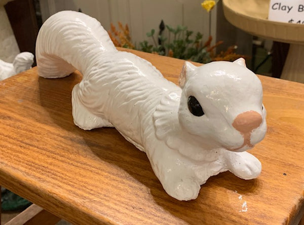 Concrete Garden Statuary - Climbing Squirrels