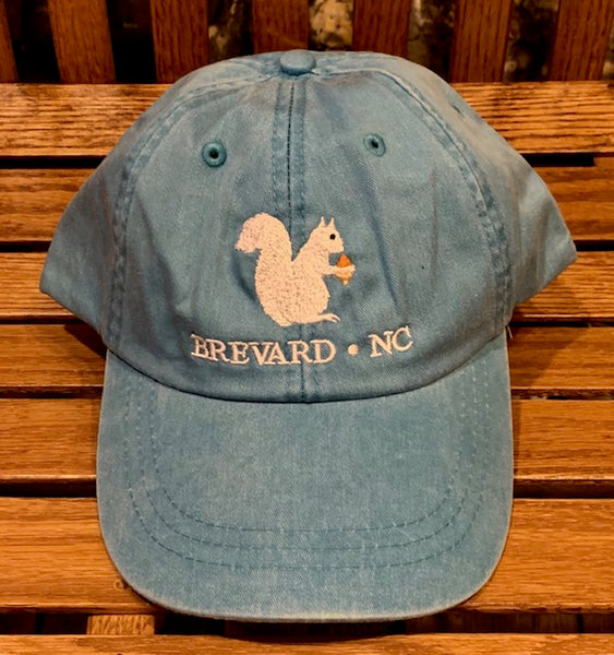 Baseball Cap/Hat - Embroidered Squirrel with Brevard, NC