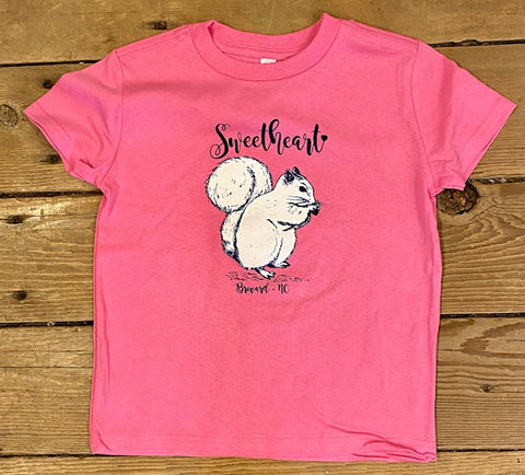 T-Shirt - Toddler - Sweetheart - Short Sleeve in Raspberry