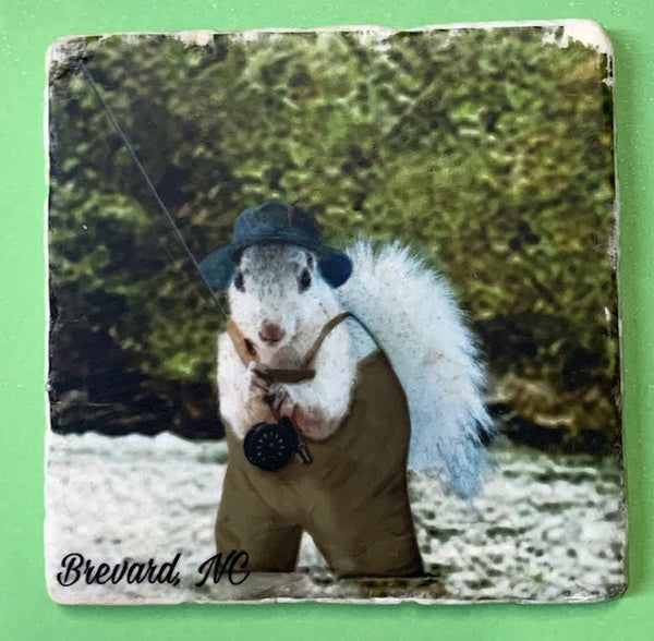 Coasters - Tile - White Squirrel Sport and Hobby Enthusiasts