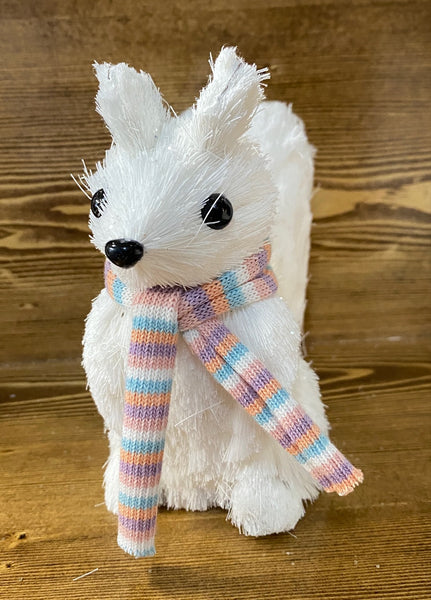 Figurine - Sisal White Squirrel