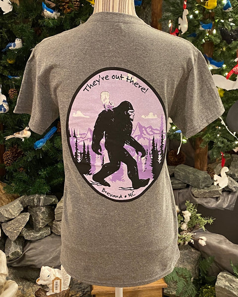 T-Shirt - For Adults - Sasquatch and the White Squirel.....short sleeve, crew neck